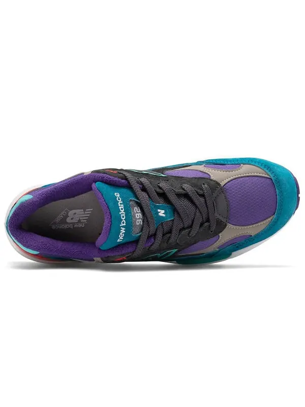 Кроссовки 992 сделано в сша New Balance — изображение 3 из 4, фиолетовый/синий/зеленый