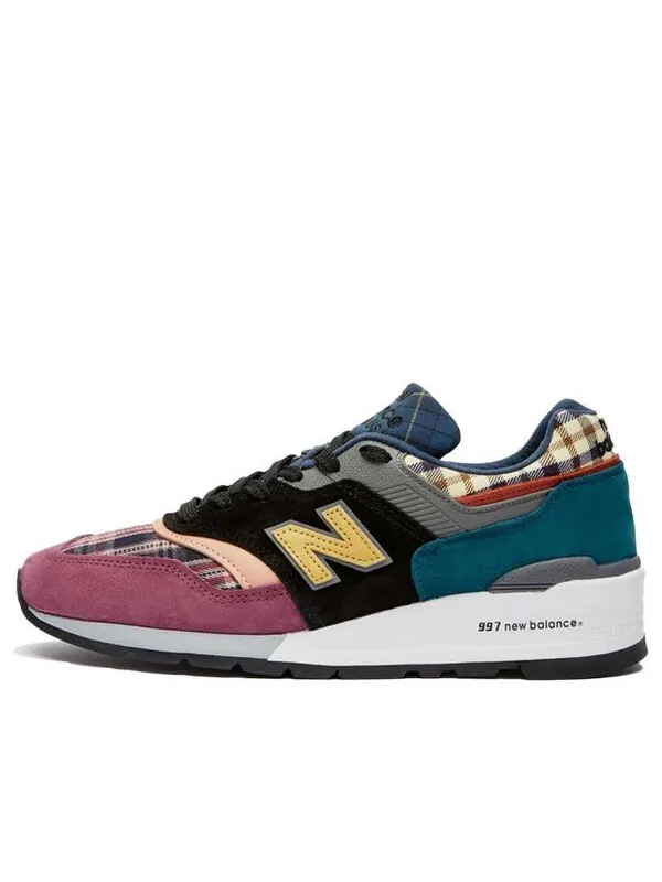 Кроссовки 997 made in usa 'plaid pack - burgundy' New Balance — изображение 1 из 4