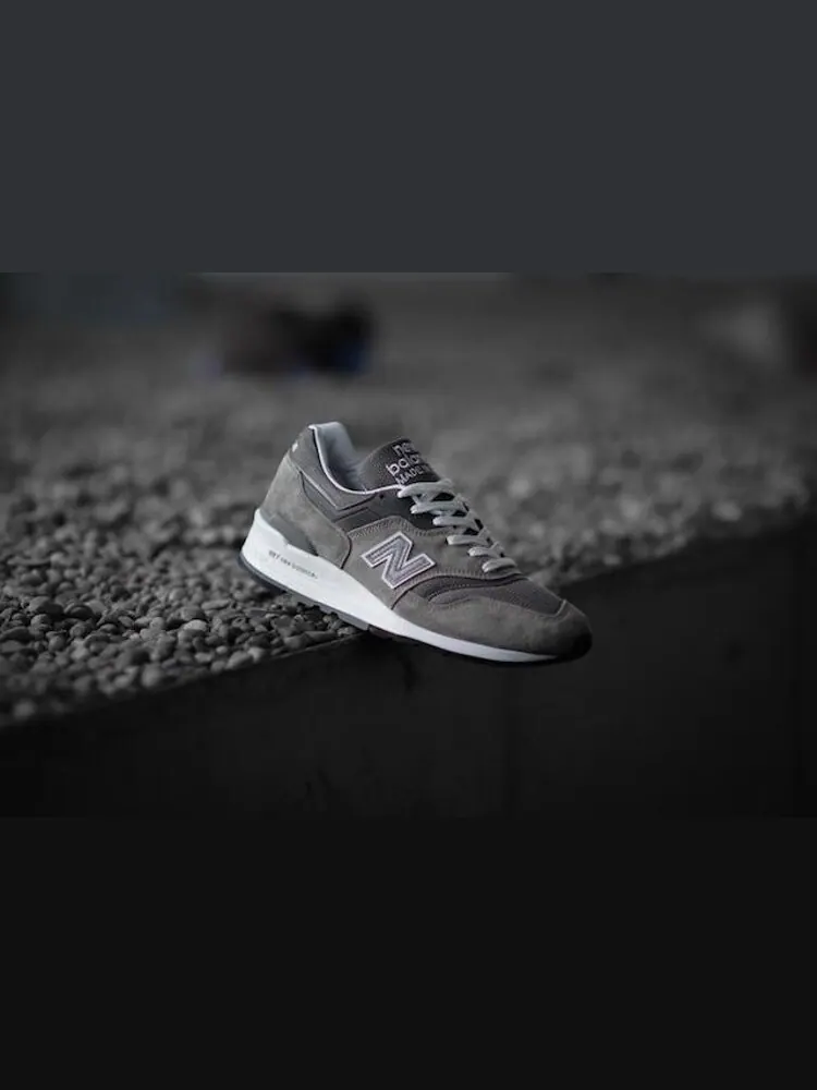 Кроссовки New Balance 997 OG 'Grey White' — изображение 2 из 5, серый