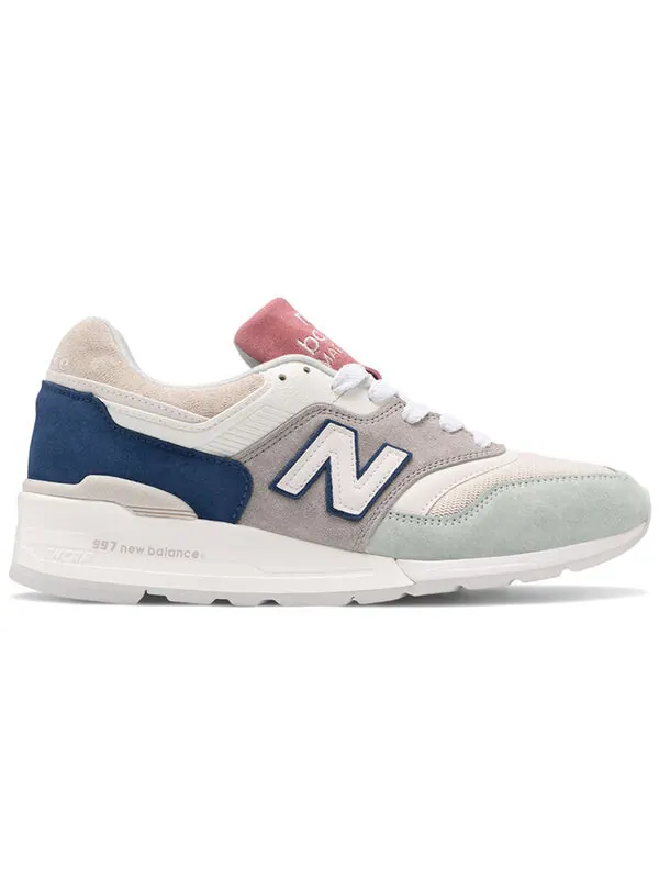 Кроссовки 997 сделано в США New Balance — изображение 2 из 4, серый/оранжевый