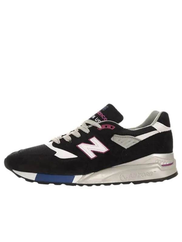 Кроссовки № 998 New Balance — изображение 1 из 4, черный/белый