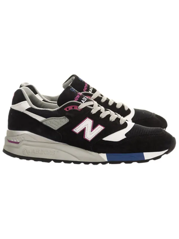 Кроссовки № 998 New Balance — изображение 2 из 4, черный/белый