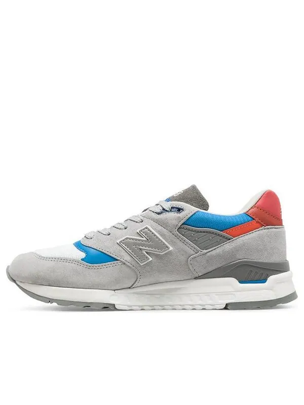 Кроссовки 998 сделано в США New Balance — изображение 1 из 4, серый/синий/красный