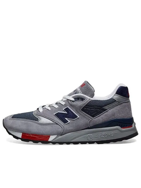 Кроссовки 998 сделано в США New Balance — изображение 1 из 4, серый/темно-синий синий