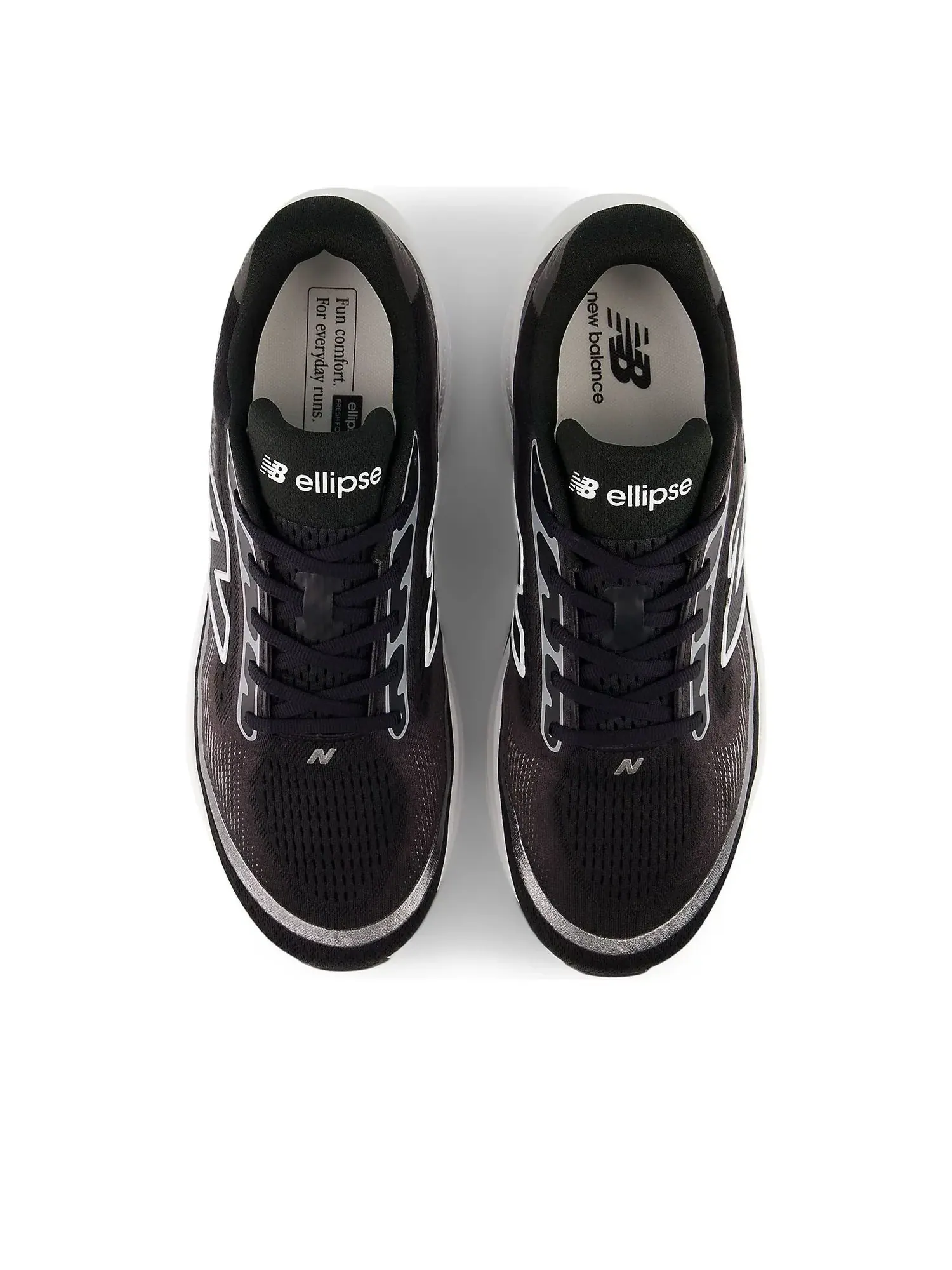Кроссовки New Balance Ellipse v1 'Faded Black White' — изображение 3 из 6, черный