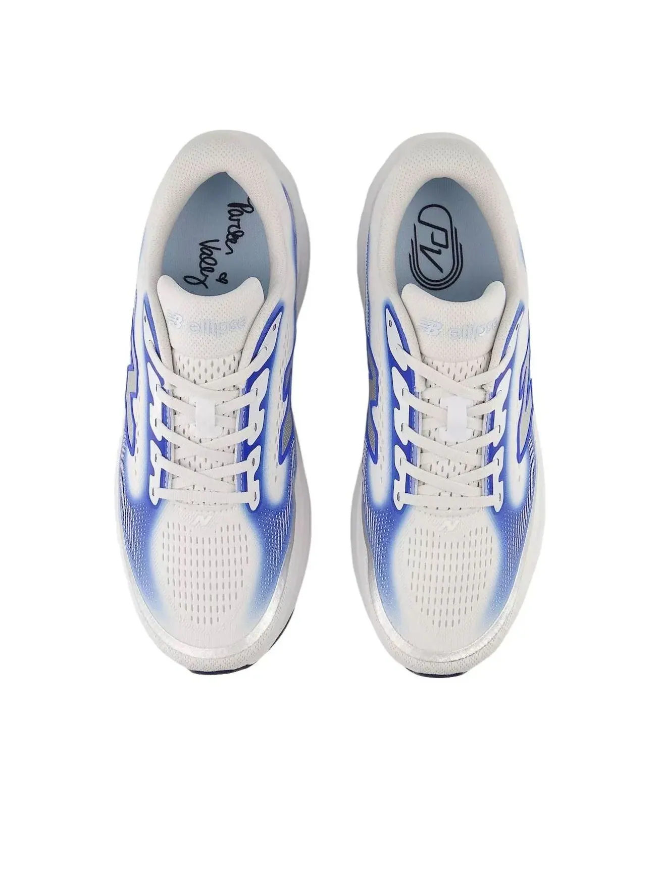 Кроссовки New Balance x Parker Valby Ellipse 'White Blue Bird' — изображение 4 из 6, белый