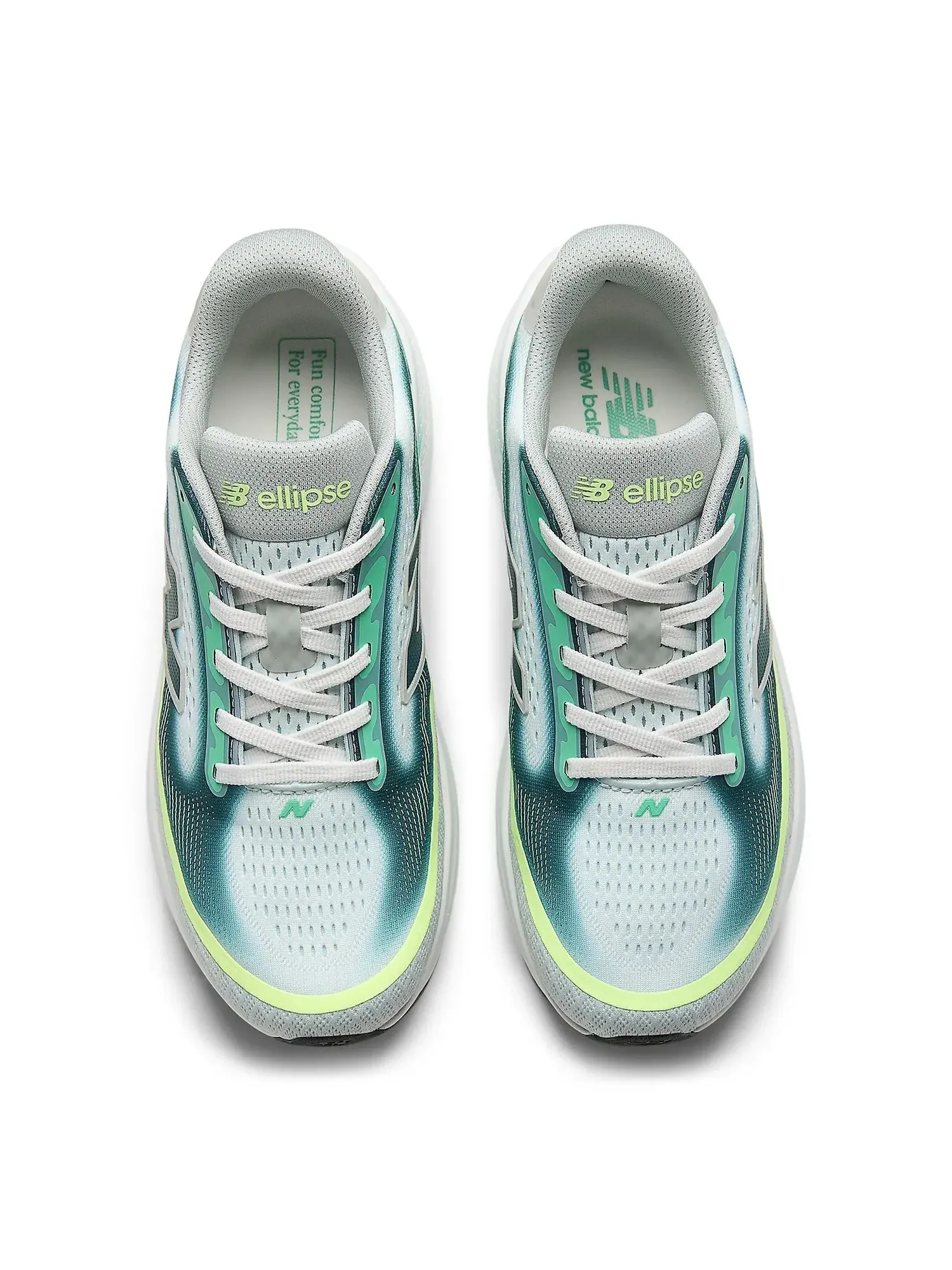Кроссовки New Balance Ellipse v1 'Deep End Glint Blue' — изображение 3 из 6, зеленый