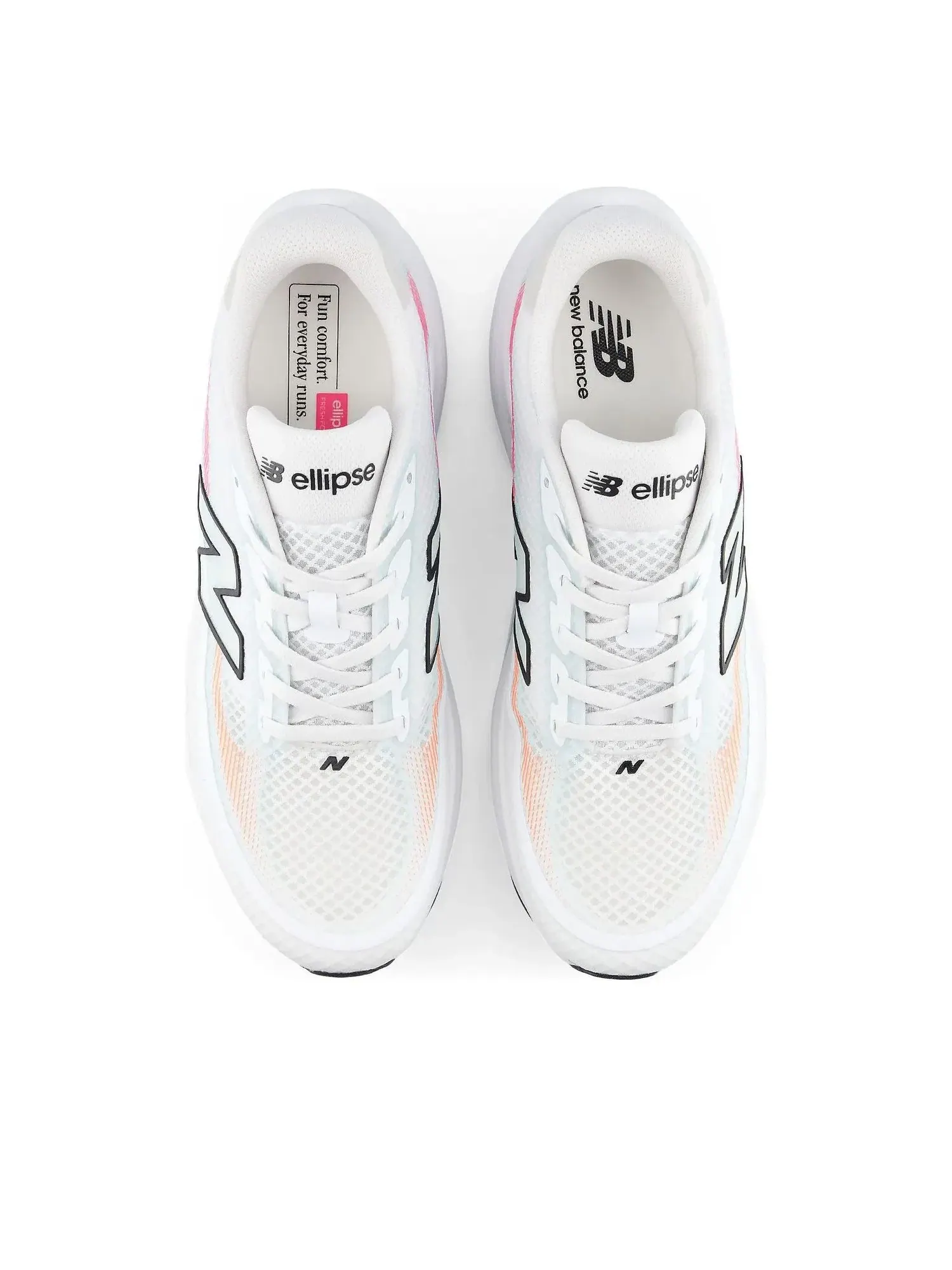 Мужские кроссовки для бега с сетчатым верхом New Balance Ellipse — изображение 3 из 6, белый