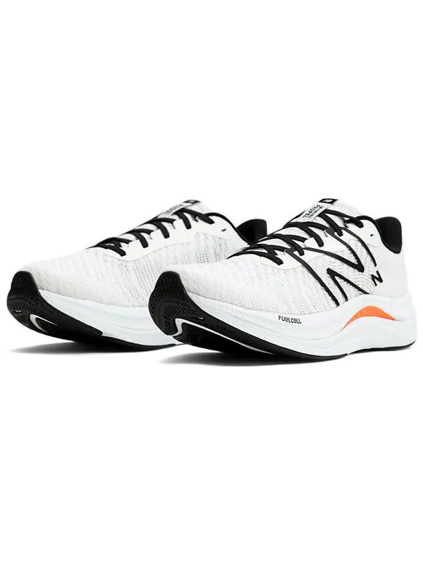 Кроссовки fuelcell propel v4 New Balance — изображение 3 из 4, белый/черный/оранжевый
