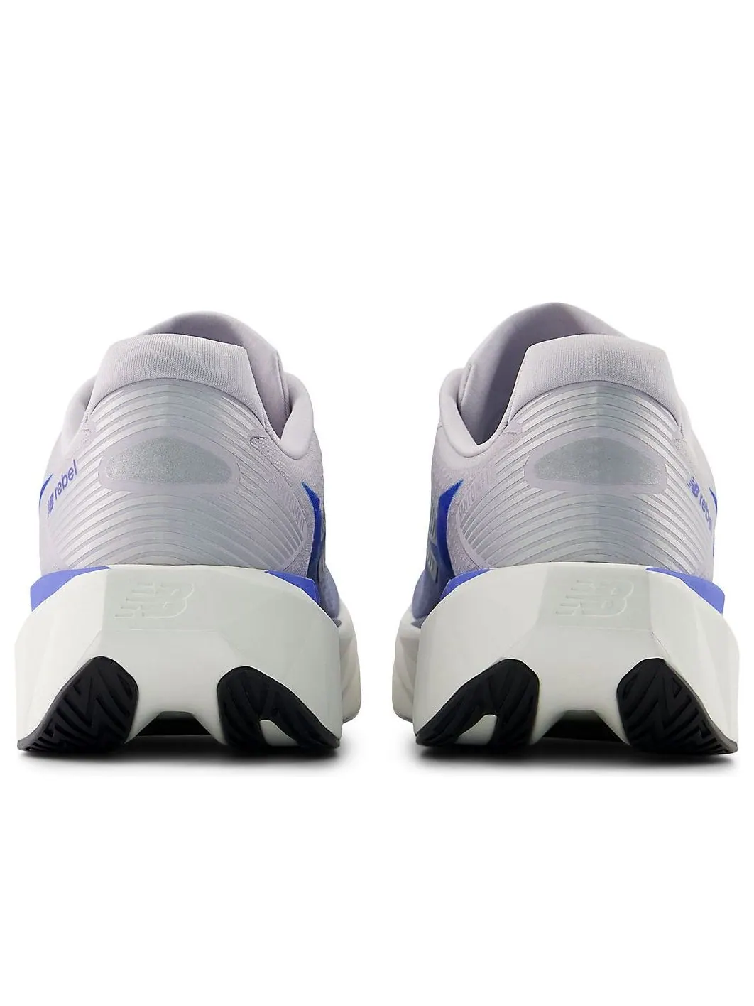 Кроссовки New Balance FuelCell Rebel v5 'Pearl Grey Dusk Shower' — изображение 6 из 6, серый//синий