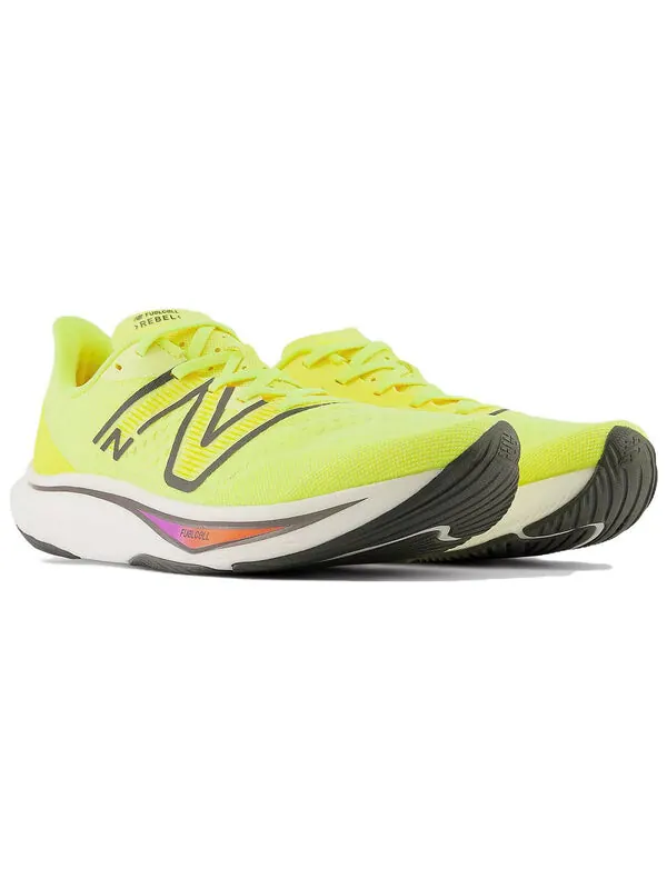 Кроссовки fuelcell rebel v3 'cosmic pineapple neon dragonfly' New Balance — изображение 3 из 4, фиолетовый