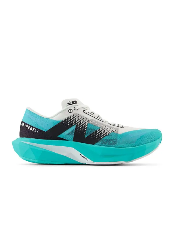 Кроссовки fuelcell rebel v4 'cyber jade' New Balance — изображение 2 из 4, синий