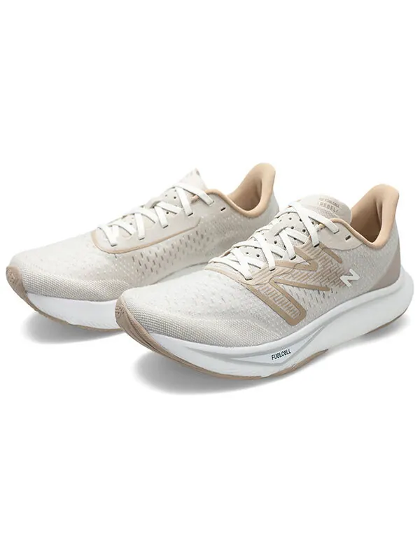 Кроссовки fuelcell rebel v3 New Balance — изображение 3 из 4, кремовый/коричневый