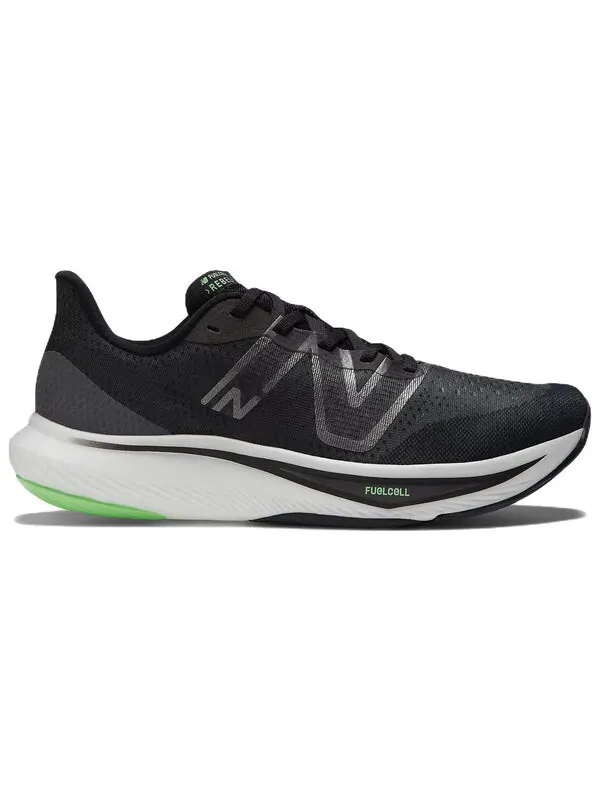 Кроссовки fuelcell rebel v3 New Balance — изображение 2 из 4, черный/белый/зеленый