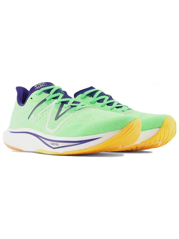 Кроссовки fuelcell rebel v3 New Balance — изображение 3 из 4, зеленый/синий