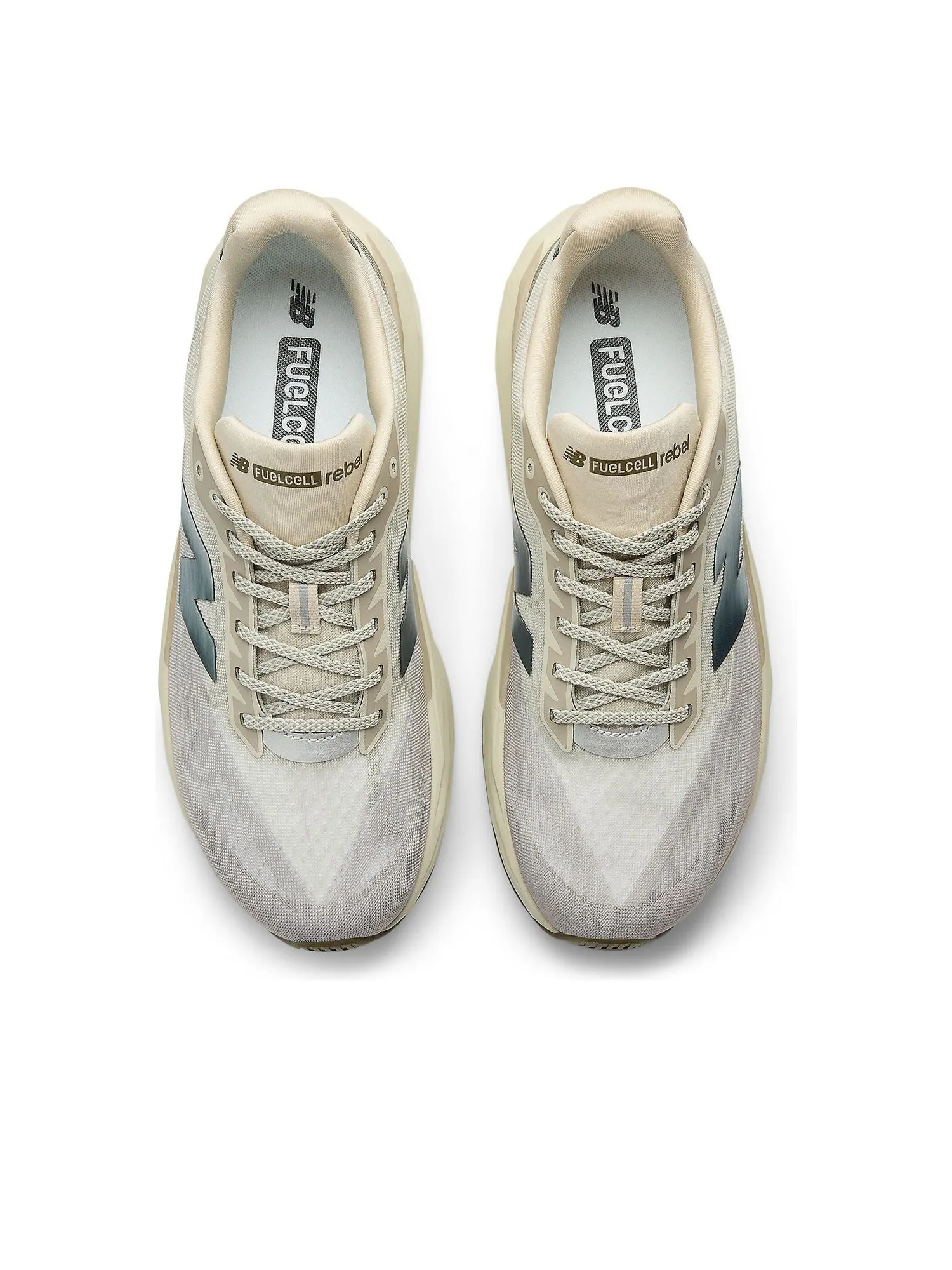 Кроссовки New Balance FuelCell Rebel v5 'Shipyards Dry Stone Silver' — изображение 3 из 6, серебристый