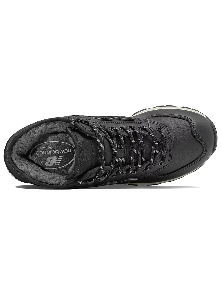 Кроссовки New Balance 574 Mid, утепленные — изображение 2 из 3, черный/темно-серый