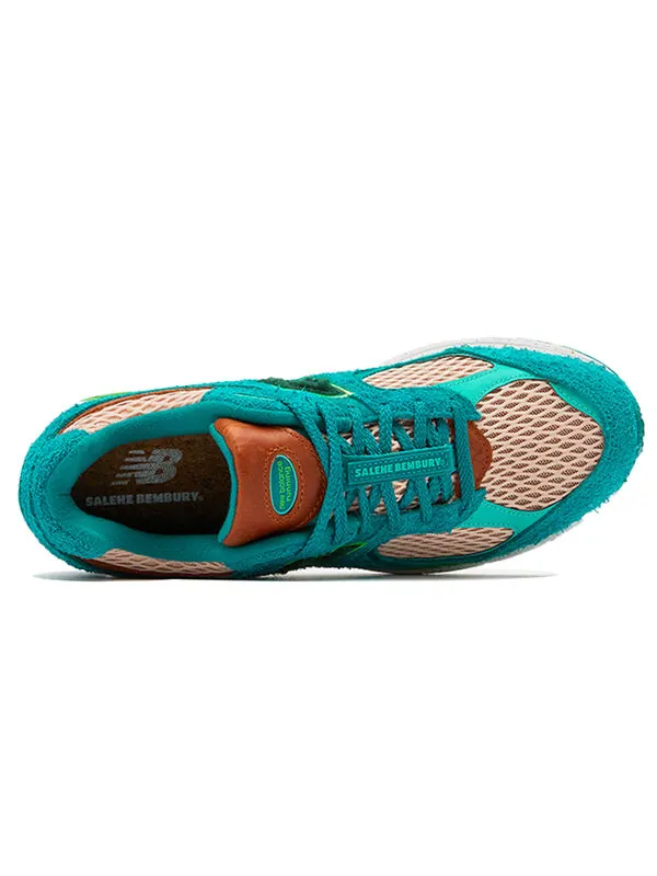 Распродажа кроссовокhe bembury x 2002р. New Balance — изображение 3 из 4, зеленый/розовый