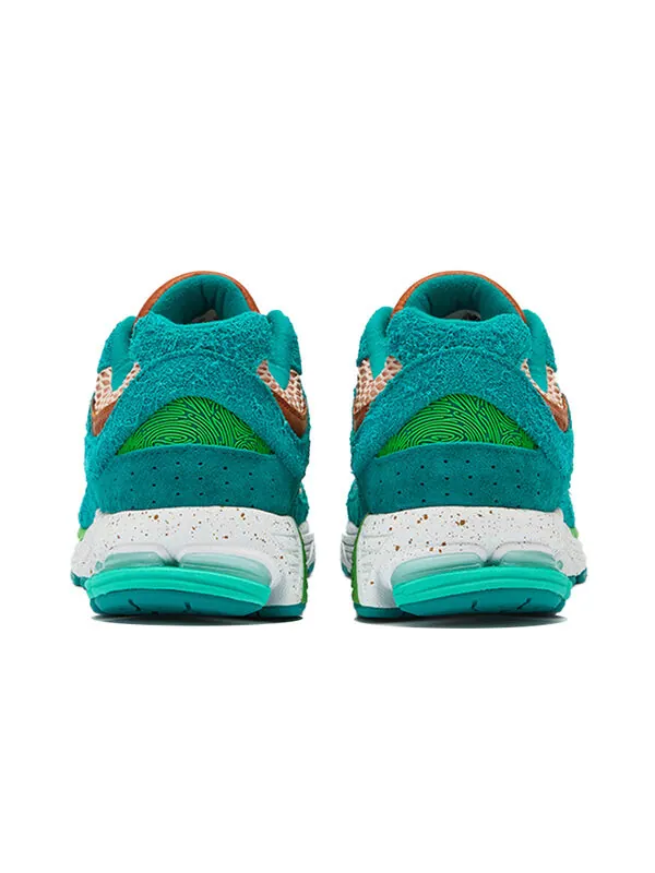 Распродажа кроссовокhe bembury x 2002р. New Balance — изображение 4 из 4, зеленый/розовый