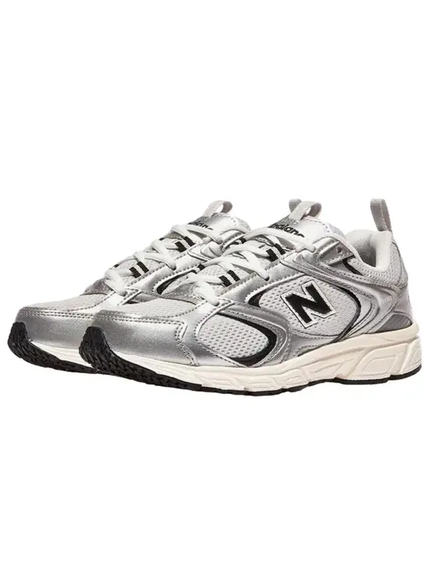 Кроссовки 408 'silver white' New Balance — изображение 2 из 3, серебристый/белый