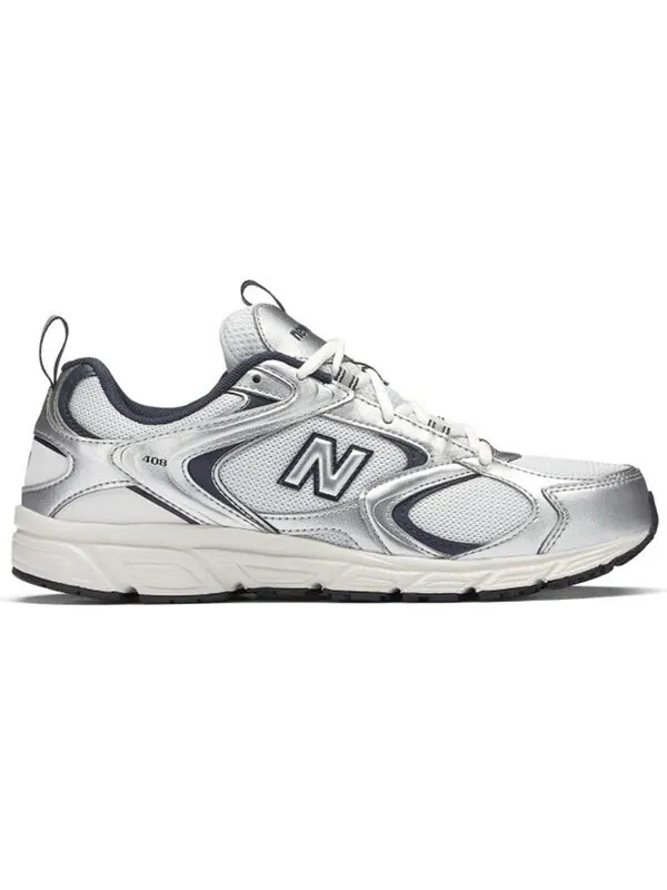 Кроссовки 408 New Balance — изображение 2 из 4, серебряный