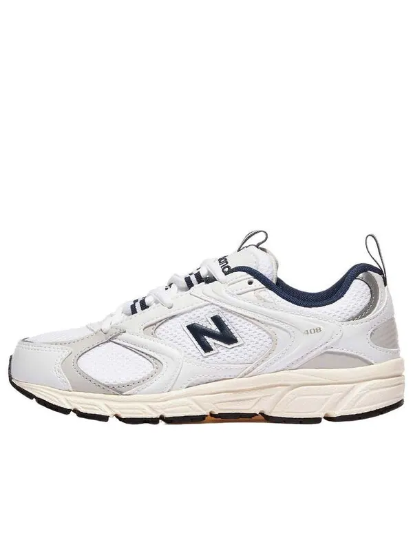Кроссовки 408 'white grey navy' New Balance — изображение 1 из 1, белый/серый/темно-синий