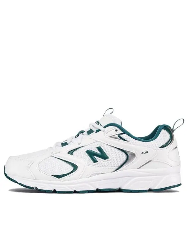 Кроссовки 408 New Balance — изображение 1 из 4, белый/зеленый
