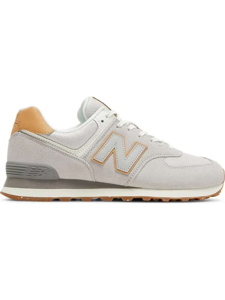 Кроссовки New Balance 574, серый/клен — изображение 1 из 8, бежевый