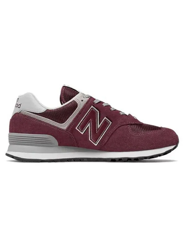 Кроссовки 574 New Balance — изображение 2 из 4, винный красный