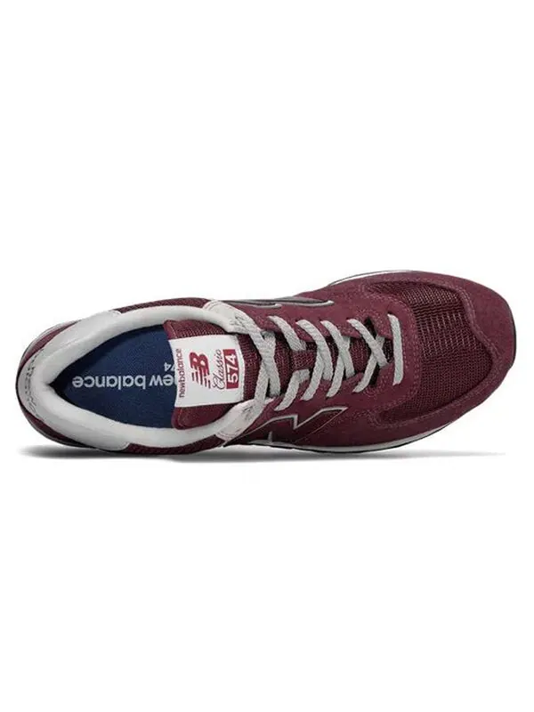 Кроссовки 574 New Balance — изображение 3 из 4, винный красный