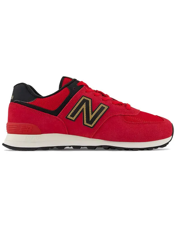 Кроссовки 574 New Balance — изображение 2 из 4, красный