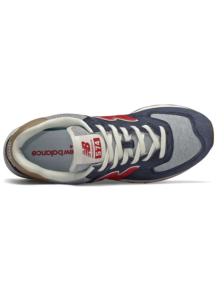Кроссовки New Balance 574 — изображение 3 из 4, синий/серый/красный