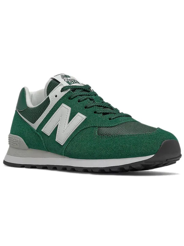 Кроссовки New Balance 574 — изображение 3 из 4, зеленый/белый
