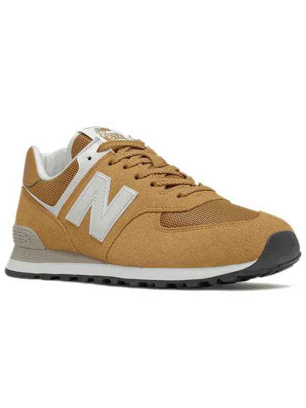 Кроссовки New Balance 574 — изображение 3 из 4, желтый