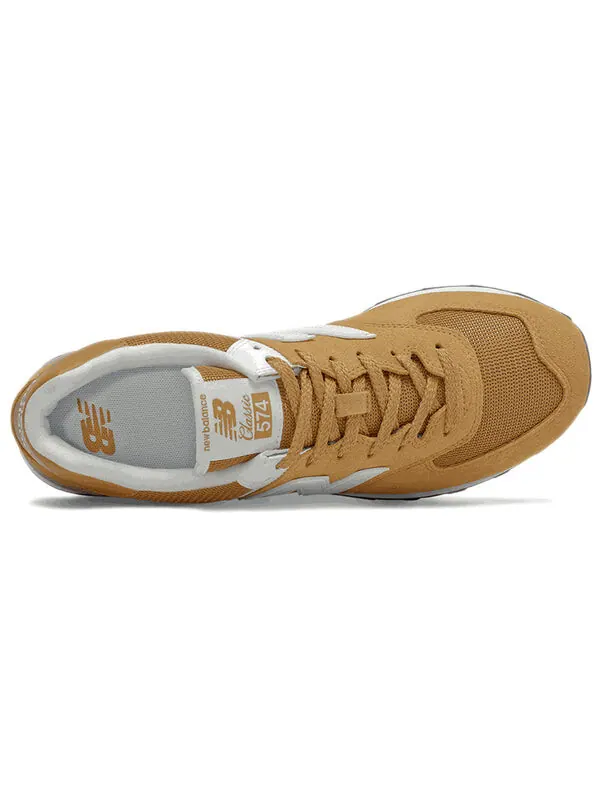 Кроссовки New Balance 574 — изображение 4 из 4, желтый