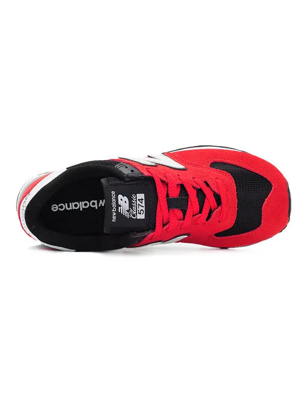 Кроссовки New Balance 574 — изображение 4 из 4, красный/черный/белый