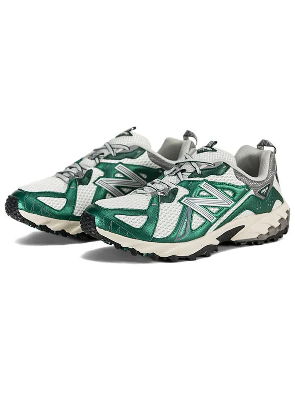 Кроссовки 610 New Balance — изображение 3 из 4, зеленый//серый