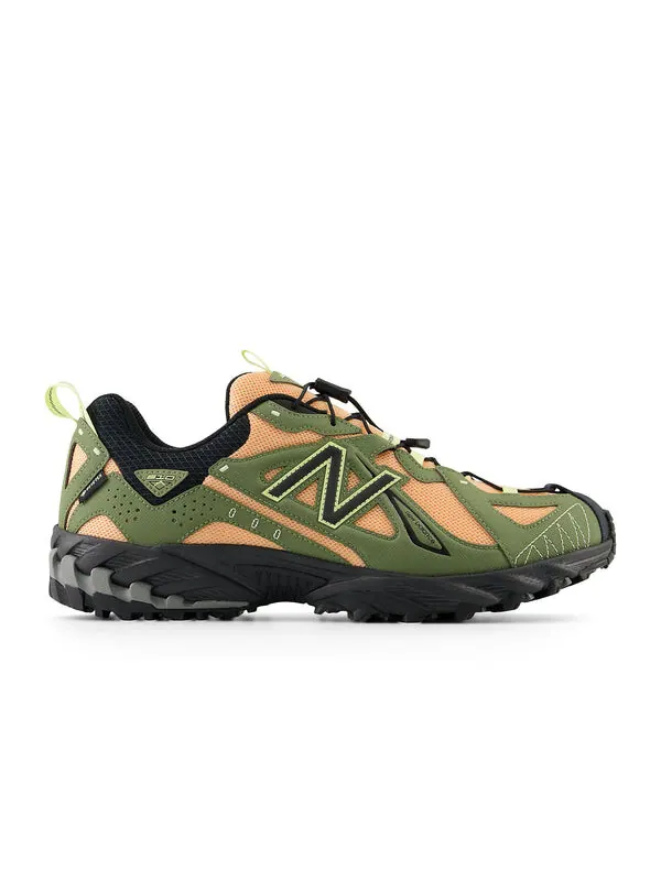 Кроссовки 610 New Balance — изображение 2 из 4, зеленый/оранжевый/черный