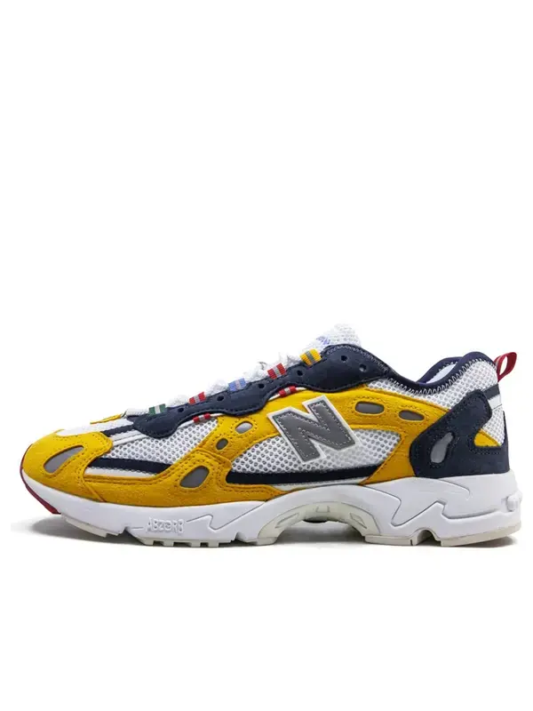 Кроссовки x aime leon dore 827 New Balance — изображение 1 из 4, белый/желтый