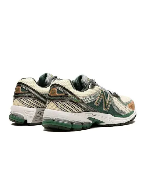 Кроссовки x aime leon dore 860v2 New Balance — изображение 3 из 4, зеленый/серебристый