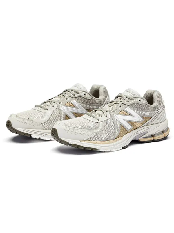 Кроссовки 860v2 New Balance — изображение 2 из 4, кремовый/светлый желтый