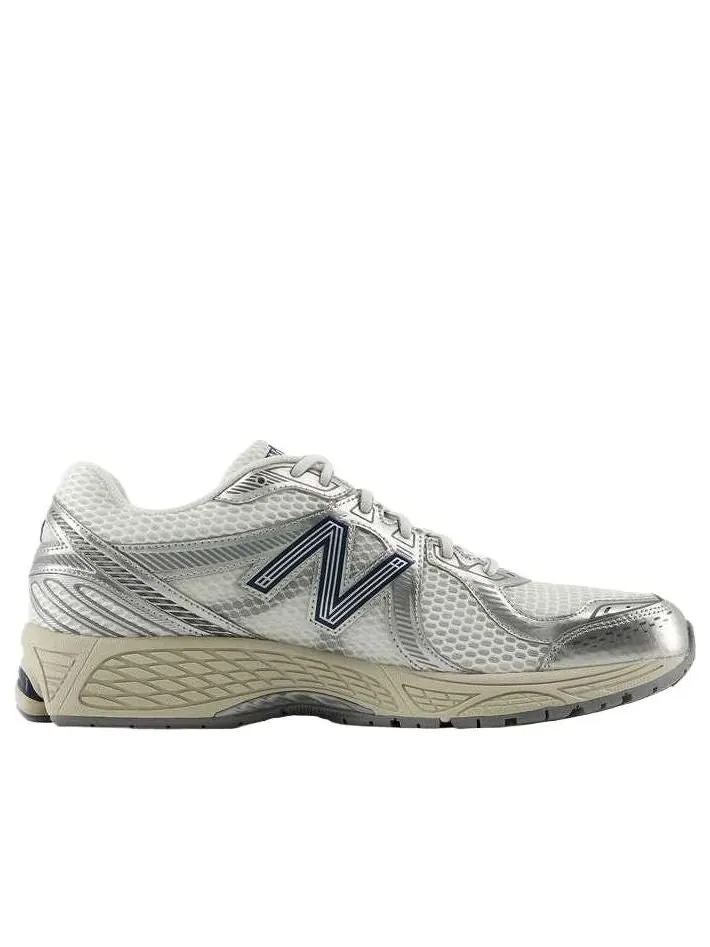 Кроссовки New Balance 860 'White Silver' — изображение 2 из 6, белый/серебристый