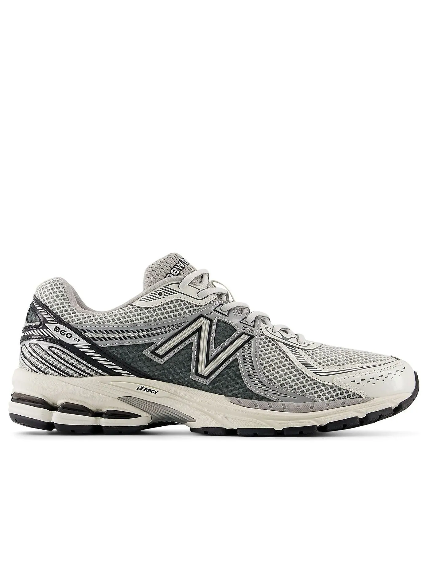 Кроссовки New Balance 860 'Sea Salt White Grey' — изображение 2 из 5, серый