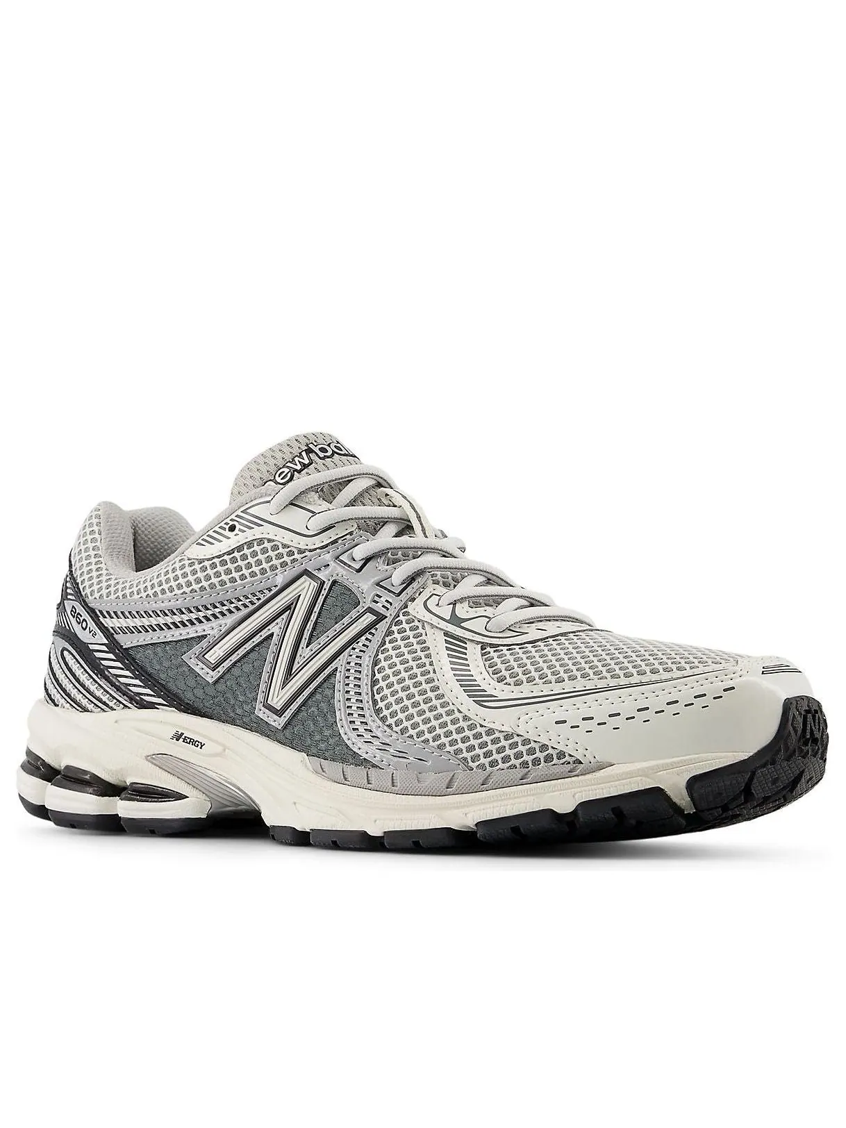 Кроссовки New Balance 860 'Sea Salt White Grey' — изображение 4 из 5, серый