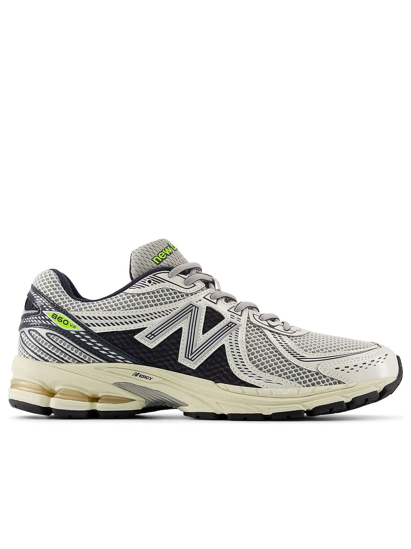 Кроссовки New Balance 860 'Sea Salt White Eclipse' — изображение 2 из 5, серый
