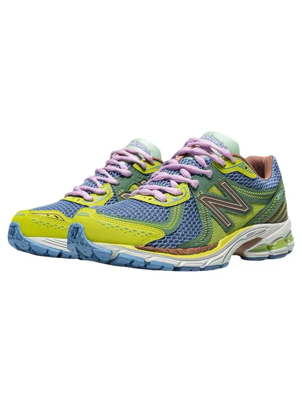 Кроссовки x up there 860 v2 '2000's tropes' New Balance — изображение 2 из 4, зеленый/синий