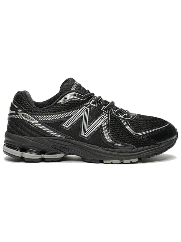 Кроссовки 860 v2 'black silver' New Balance — изображение 2 из 4, черный/серебристый