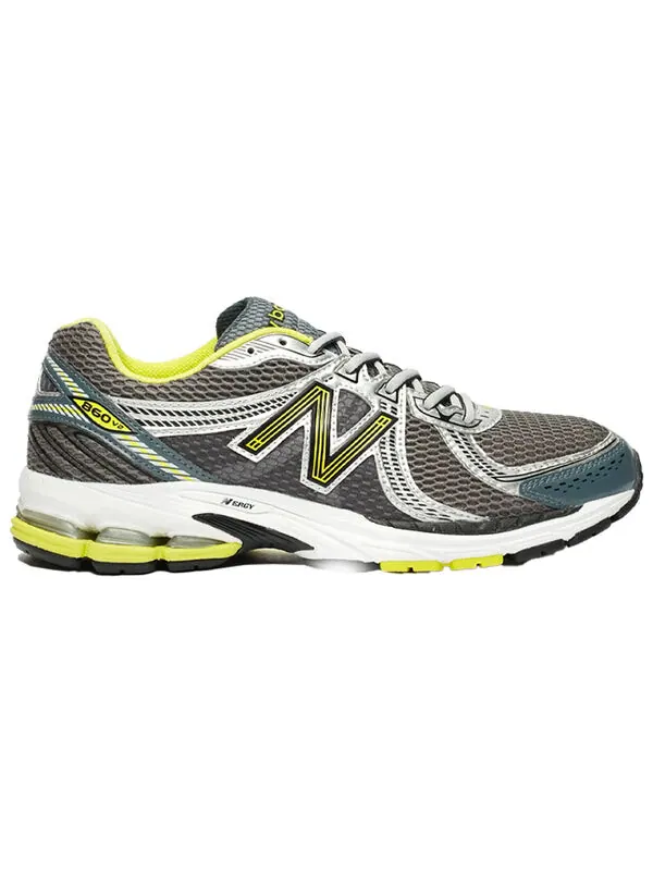 Кроссовки 860v2 New Balance — изображение 2 из 4, серый/желтый
