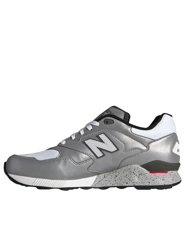 Кроссовки 878 серебряные New Balance — изображение 1 из 4, серебряный
