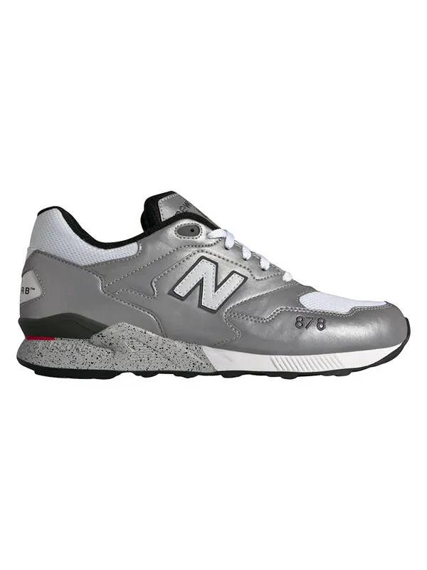 Кроссовки 878 серебряные New Balance — изображение 2 из 4, серебряный